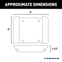Lewmar SWA Jack Plate Mount - Black — 2