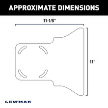 Lewmar SWA Jack Plate Mount - White — 2