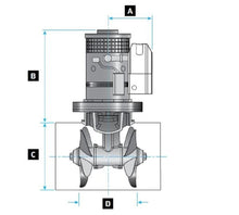 Lewmar 250TT8.0Kw 11HP Gen2 24v Bow Thruster — 2