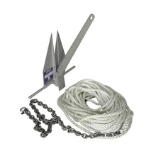 Lewmar 10LB LFX Anchoring Kit with 15ft 5/16in G4 Chain 200ft 5/8in 8-Plait Line — 1