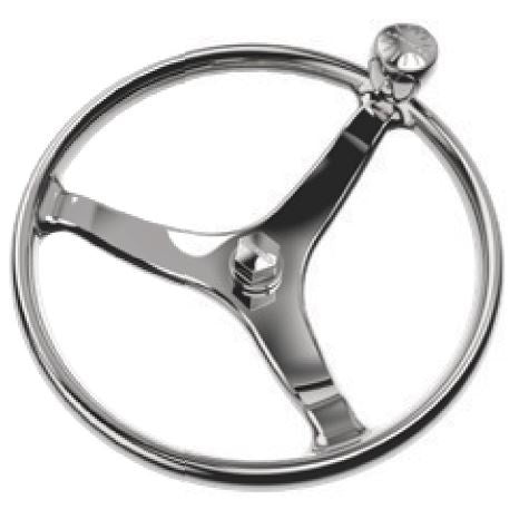 Lewmar 15.5in Power Grip Wheel 1/2in Nut