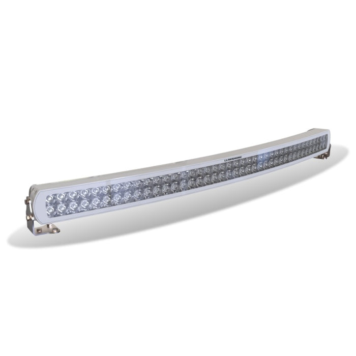 Lumishore 40in Curved Lightbar White LED, White Housing 12/24vDC — 1