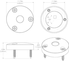 Lumitec Anywhere Light Brushed Finish White Light Non-Dimming 12/24v — 2