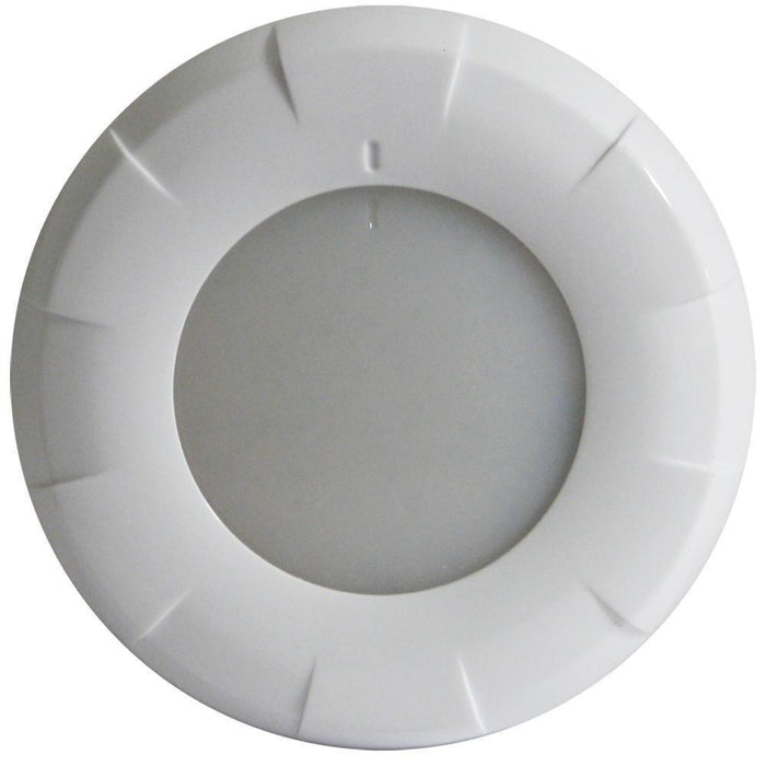 Lumitec Aurora Dome Light White/Blue LED Light White Finish 12/24v — 1