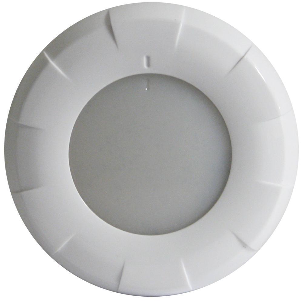 Lumitec Aurora Dome Light White LED Light White Finish 12/24v — 1