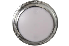 Lumitec Touch Dome White/Blue LED Light Stainless Finish 12/24v — 1
