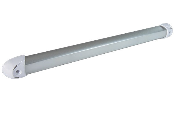 Lumitec RAIL2 12in Rail Light Warm White LED Brushed Finish 12/24v