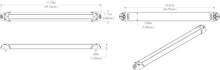 Lumitec RAIL2 12in Rail Light Spectrum RGBW LED Brushed Finish 12/24v — 2