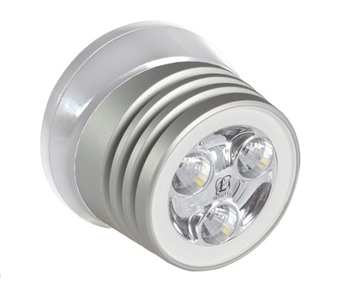 Lumitec Zephyr Deck Light White LED Spreader Light White Base — 1