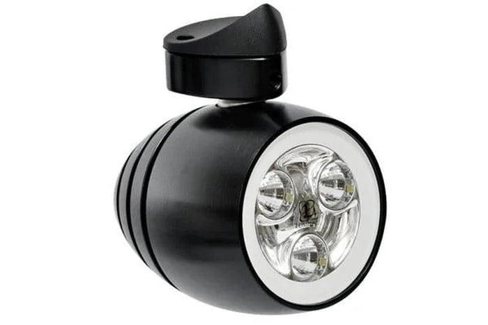 Lumitec Octane Tower/Spreader White LED Black Finish 12/24v — 1