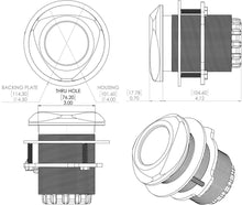 Lumitec Typhoon Spectrum Thru Hull 12/24v RGBW LED Underwater — 2