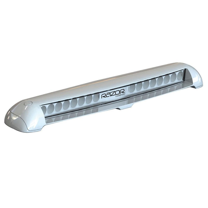Lumitec Razor Flood Light Bar Flush Mount White LED White Housing 12/24v — 1