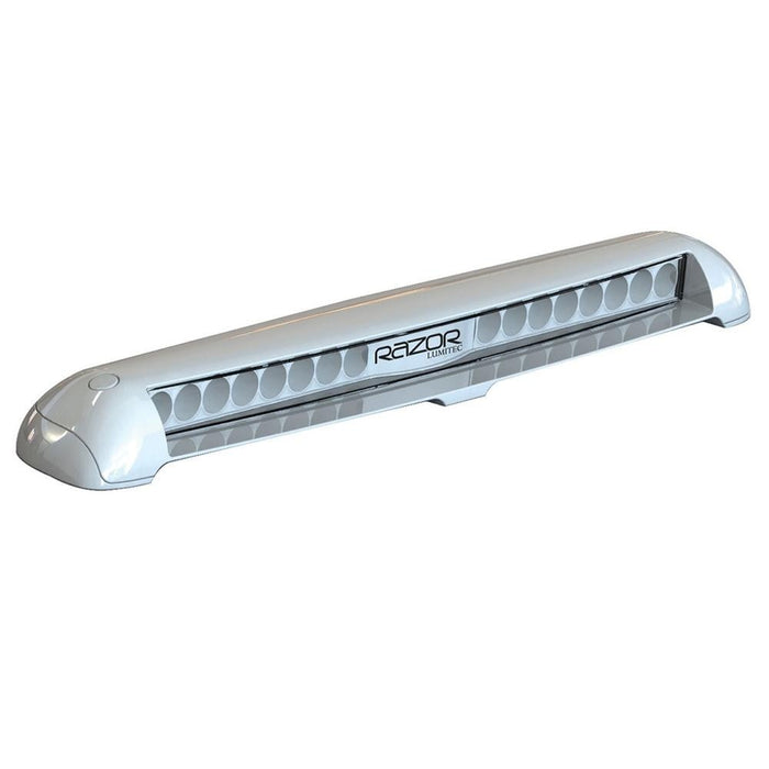 Lumitec Razor Spot Light Bar Flush Mount White LED White Housing 12/24v — 1