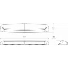 Lumitec Razor Spot Light Bar Flush Mount White LED Black Housing 12/24v — 2