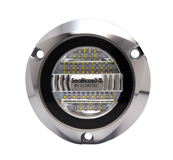 Lumitec Seablaze X2 Spectrum RGBW LED Surface Mount Polished Housing 12/24v — 1