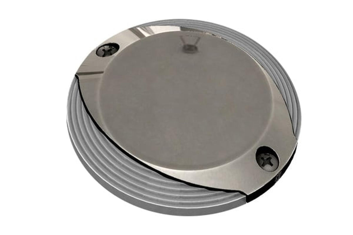 Lumitec Scallop Pathway Light Warm White 10-30vDC Stainless Steel  Housing — 1