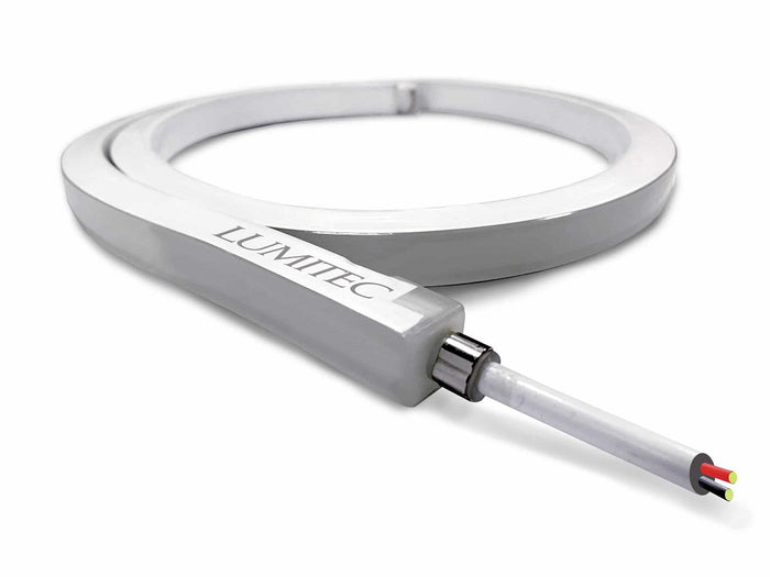 Lumitec Moray Flex Strip Light RGBW 12ft 10-14vDC White Finish