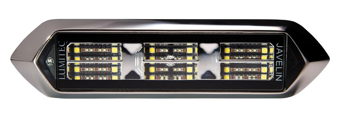 Lumitec Javelin 600X Spectrum RGBW LED Surface Mount Polished Housing 12/24v — 1