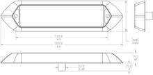 Lumitec Javelin 600X Spectrum RGBW LED Surface Mount Polished Housing 12/24v — 2