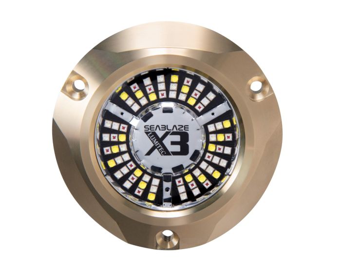Lumitec Seablaze X3 Spectrum LED Surface Mount Bronze Housing 12/24v — 1