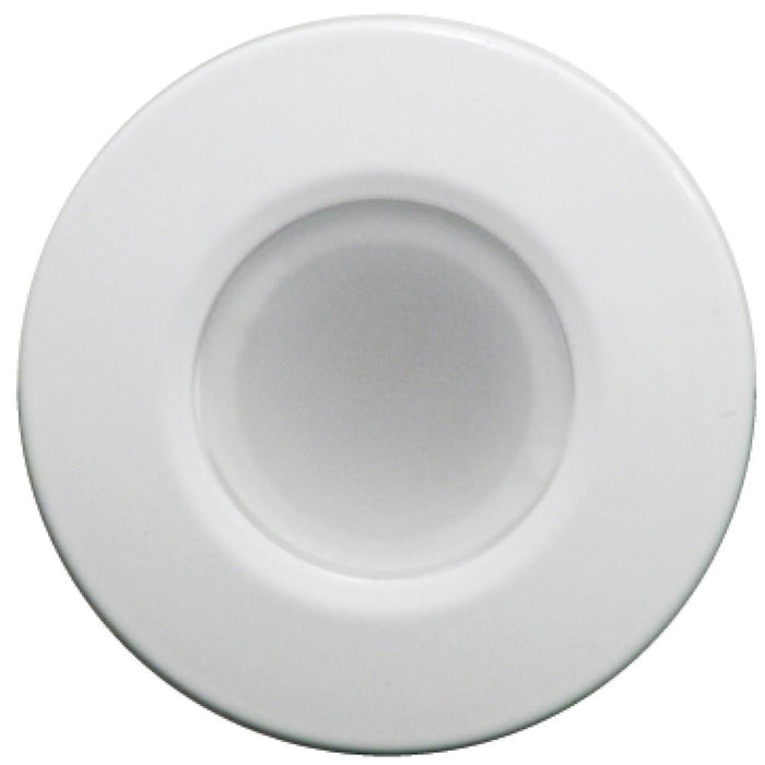 Lumitec Orbit Down Light W/B/R LED White Finish — 1