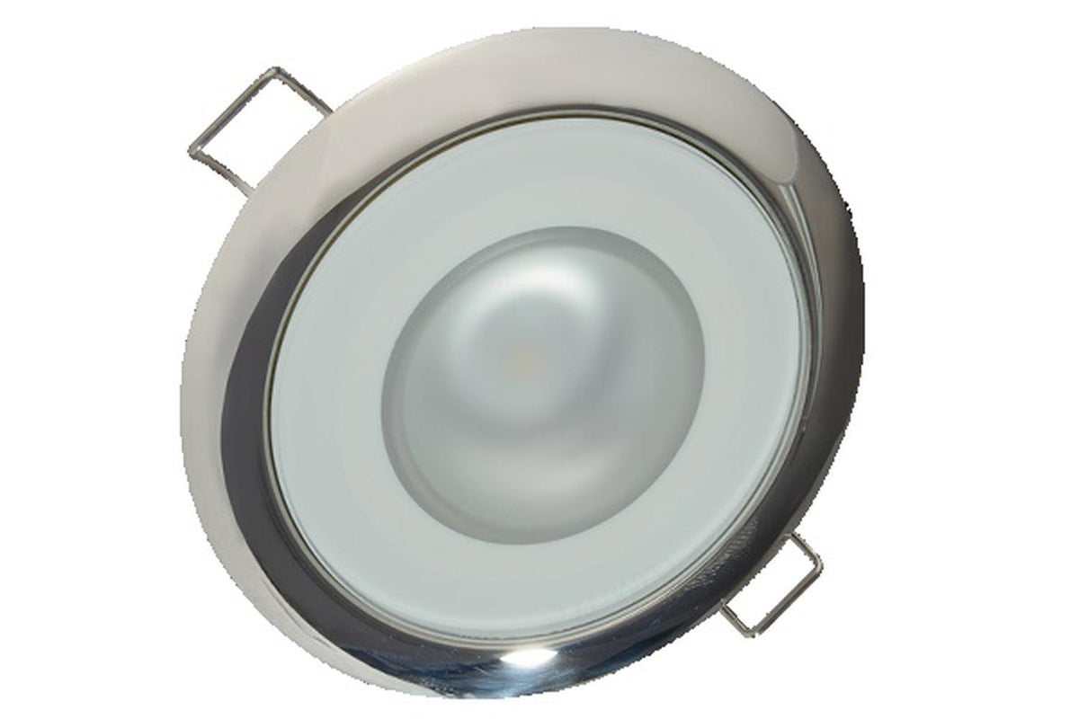 Lumitec Mirage Down Light White/Blue/Red Polished Finish — 1