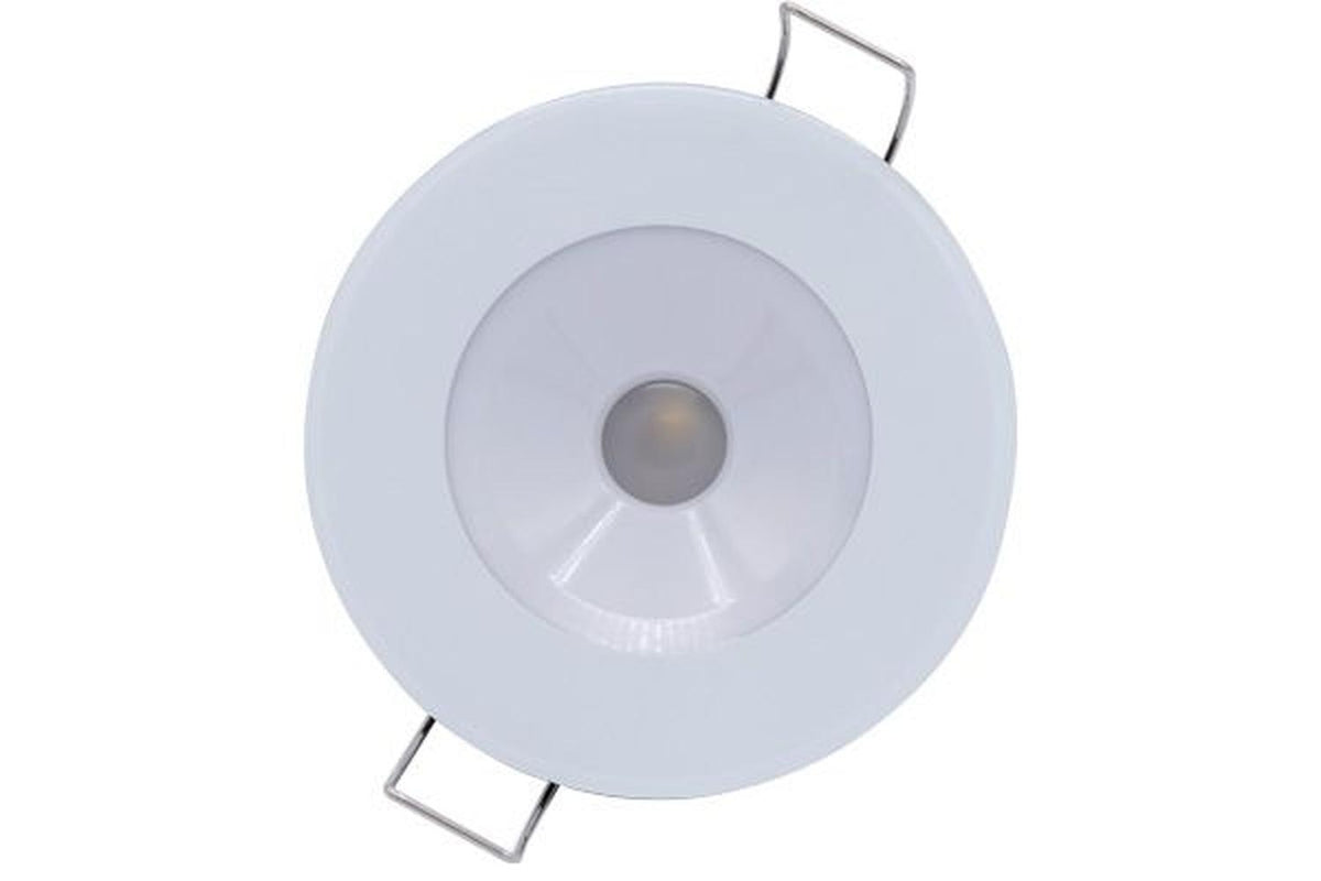 Lumitec Illusion Down Light Warm White LED White Reflector 10-30v — 1