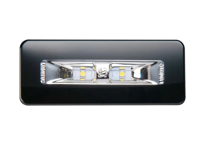 Lumitec Illusion Spreader Light RGBW Spectrum LED Flush Mount Black Housing 12/24v