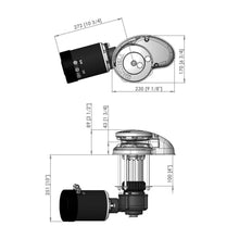 Maxwell RC10-10  Vertical 12v Windlass for 3/8in Chain & 5/8in Line — 2
