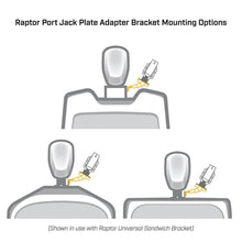 Minn Kota P54 White Jack Plate Adapter for Raptor Port 5in Setback 4in Rise — 3