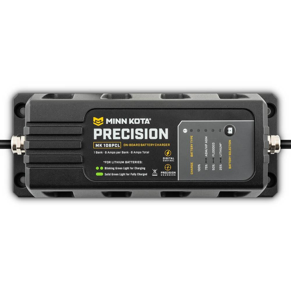 Minn Kota MK106PCL Precision Charger 1 Bank 6AMPS — 1