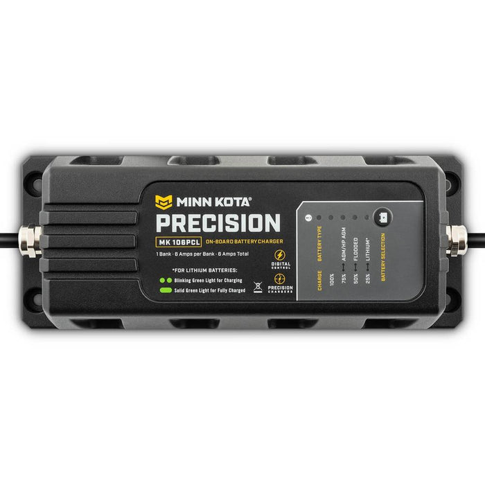 Minn Kota MK106PCL Precision Charger 1 Bank 6AMPS — 1