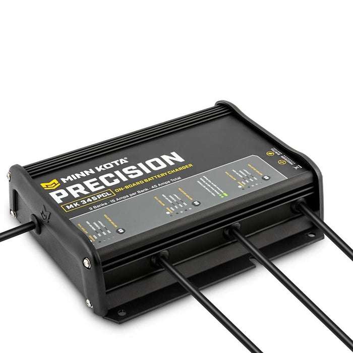 Minn Kota MK345PCL Precision Charger 3 Bank 15 Amps — 1