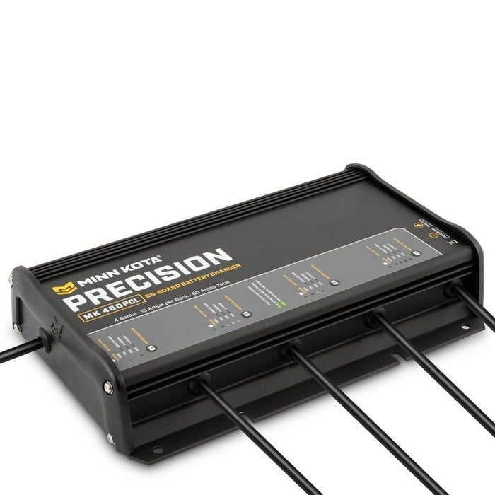 Minn Kota MK460PCL Precision Charger 4 Bank 15 Amps — 1
