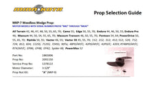 Minn Kota MKP-7 2091150 Prop Weedless Wedge — 2