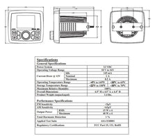 Marine Audio MA112 Stereo AM/FM/USB with Bluetooth 160 Watts - 4x40w — 3