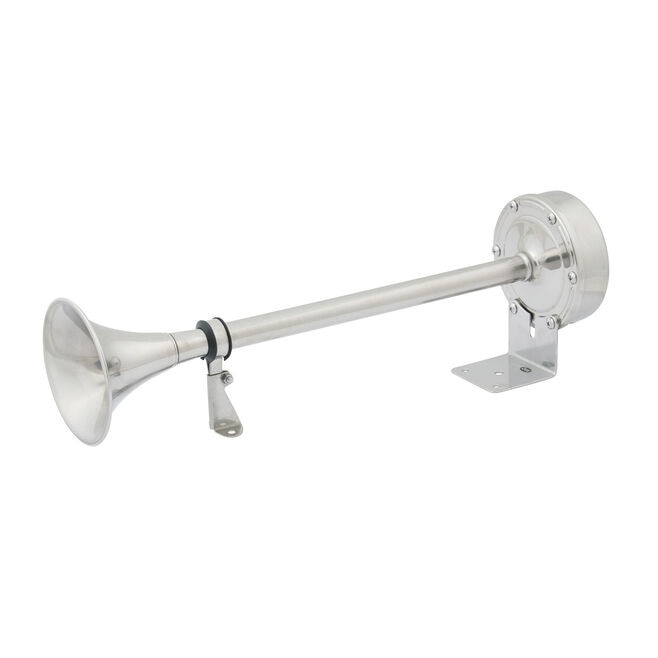 Marinco 10028XLP 12V Single Trumpet Electric Horn with Plastic Motor Cover