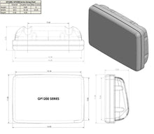 Navpod GP1200-16 SailPod for Garmin GPSMAP 1242/122 xs — 2