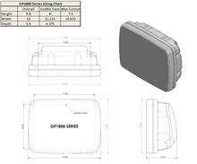 Navpod GP1800-12 SailPod for Garmin 820/840 — 2