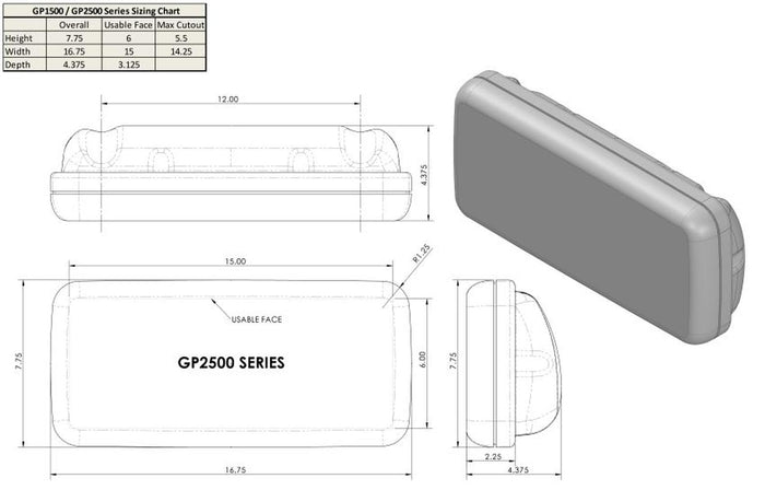 Navpod GP2500-32 SystemPod for Simrad NSS7 evo3 — 2