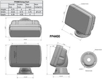 Navpod PP4400-09 PowerPod for Garmin GPSMAP 742/722 — 2