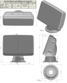 Navpod PP5201 Powerpod for Garmin 1020/1040 — 2