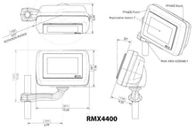 NAVPOD RMX4400-11 Railmount for Raymarine AXIOM 7 — 2