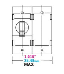 Newmar 20 Amp Double Pole Breaker W/ Black Throw — 2