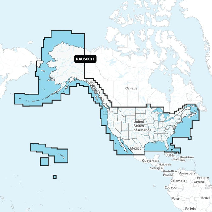 Navionics Plus NAUS001L US and Coastal Canada microSD — 1
