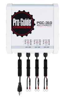 Pro Guide PGC-310 3-Bank 3x12V/10A Lead Acid/LiFePO4 On Board Charger, IP68 — 1