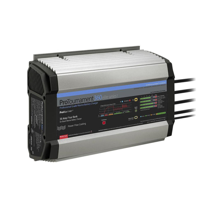 ProMariner ProTournament 360 36 Amp Battery Charger 12/24/36/48v 4 Bank 120v Input — 1