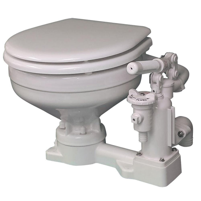 Raritan PH SuperFlush Manual Toilet Marine Size Bowl — 1
