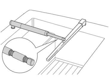 Raymarine 4in Pushrod Extension