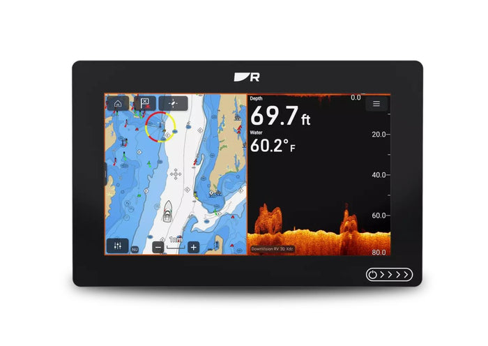Raymarine Axiom 2 9 RV 9in Chartplotter-Sonar with LHC North America and RV-100 Transducer — 1